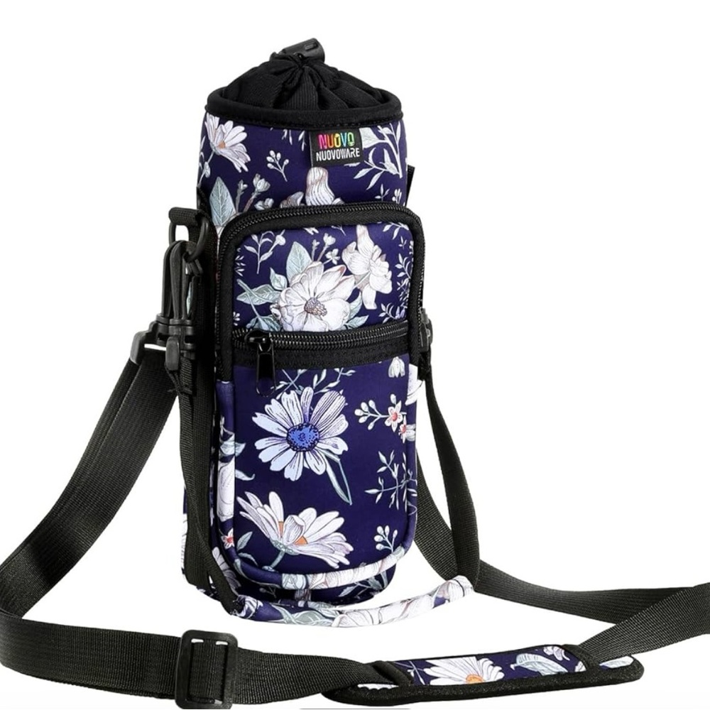 Nuovoware Water Bottle Carrier Bag, 25oz/32oz Bottle pouch NWOT.Blue